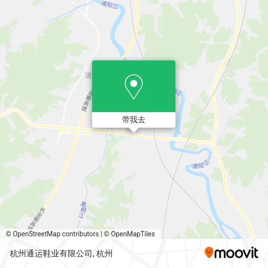 杭州通运鞋业有限公司地图