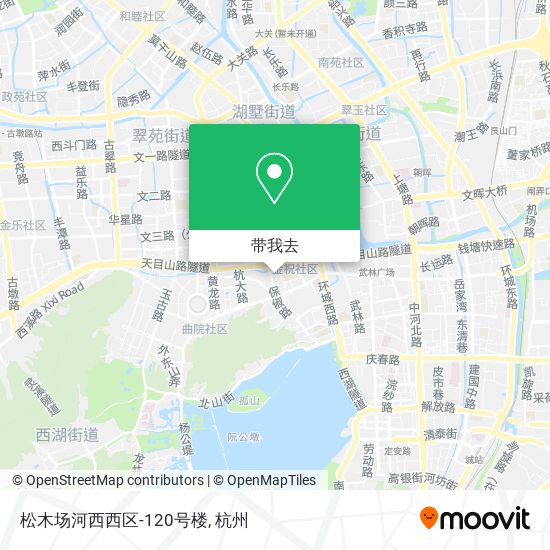 松木场河西西区-120号楼地图