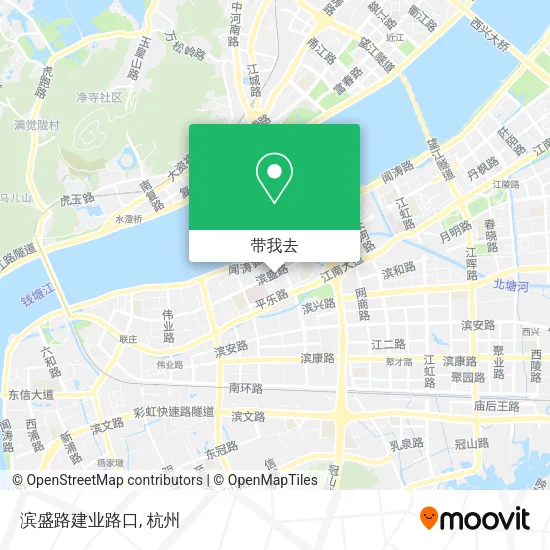 滨盛路建业路口地图