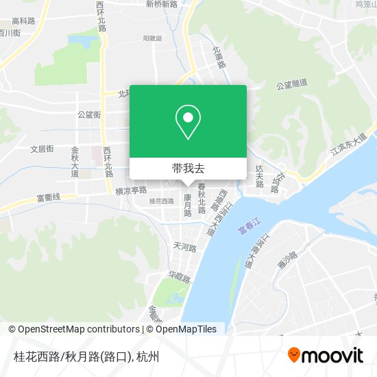 桂花西路/秋月路(路口)地图