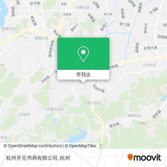 杭州开元书局有限公司地图
