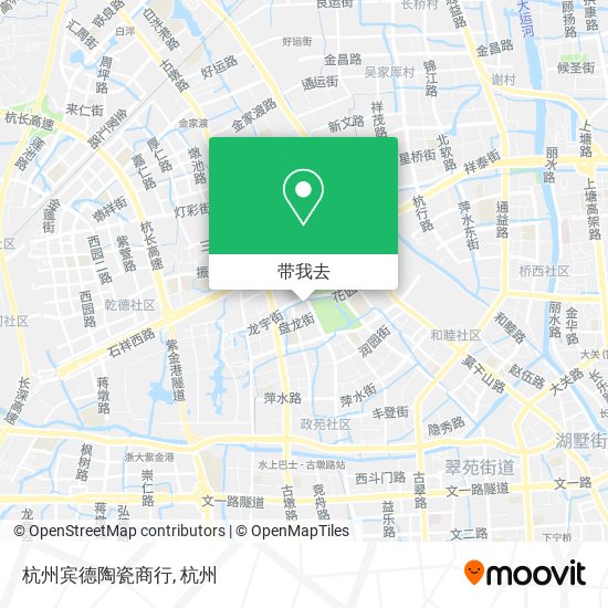 杭州宾德陶瓷商行地图