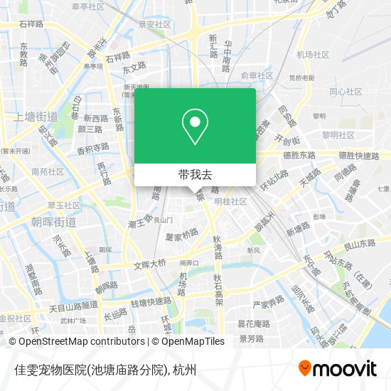 佳雯宠物医院(池塘庙路分院)地图
