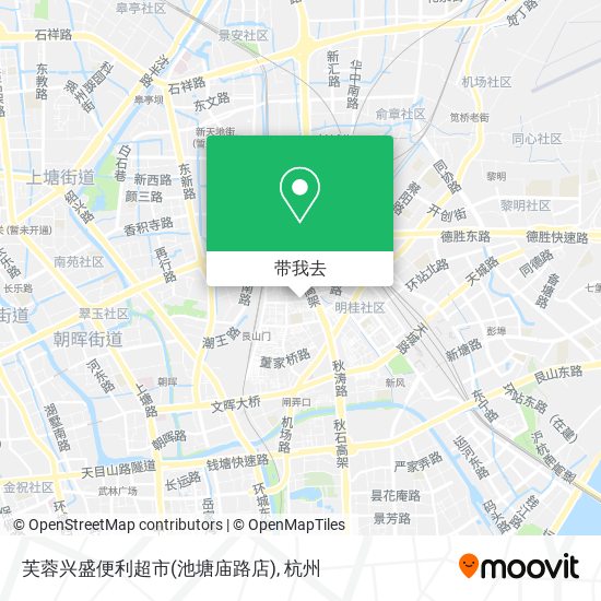 芙蓉兴盛便利超市(池塘庙路店)地图