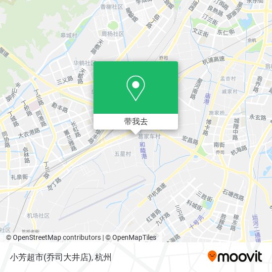 小芳超市(乔司大井店)地图