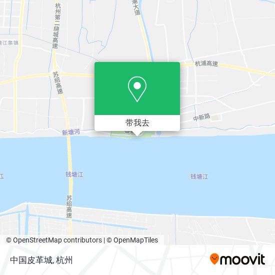 中国皮革城地图