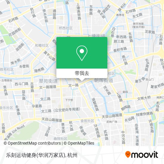 乐刻运动健身(华润万家店)地图