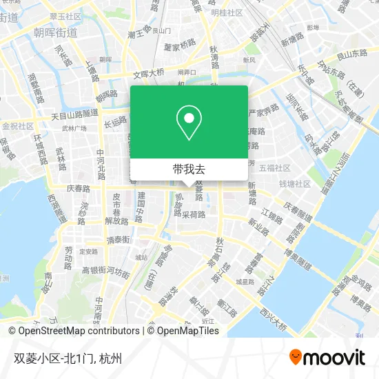 双菱小区-北1门地图