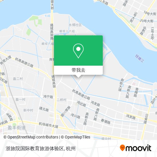 浙旅院国际教育旅游体验区地图