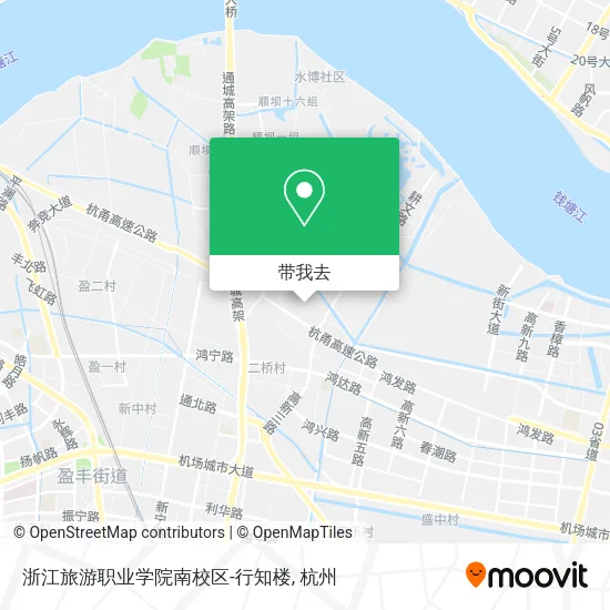 浙江旅游职业学院南校区-行知楼地图