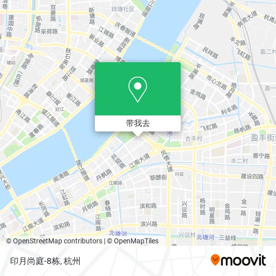 印月尚庭-8栋地图