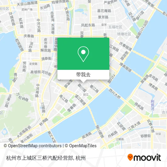 杭州市上城区三桥汽配经营部地图