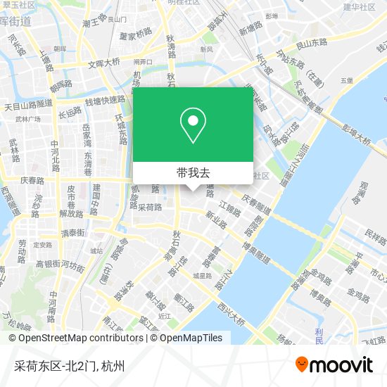 采荷东区-北2门地图