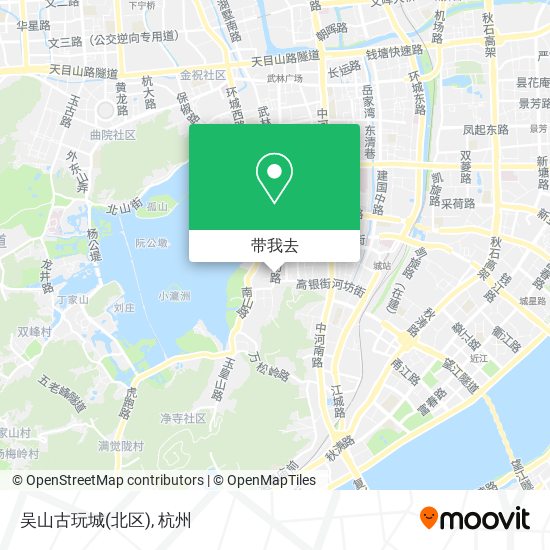 吴山古玩城(北区)地图