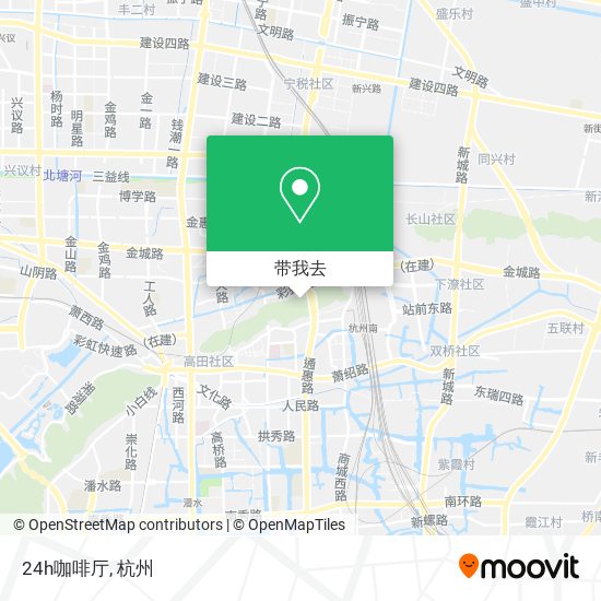 24h咖啡厅地图