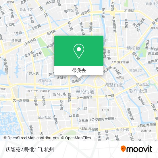 庆隆苑2期-北1门地图