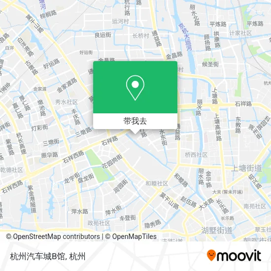 杭州汽车城B馆地图