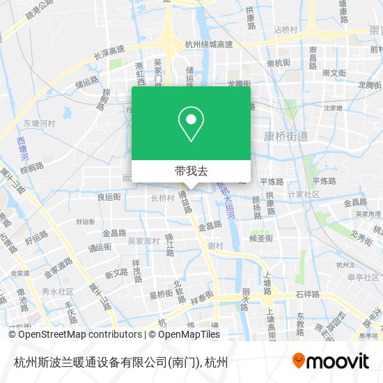 杭州斯波兰暖通设备有限公司(南门)地图