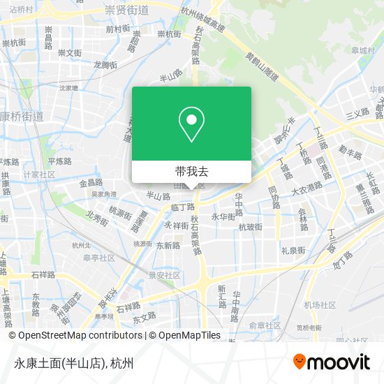 永康土面(半山店)地图