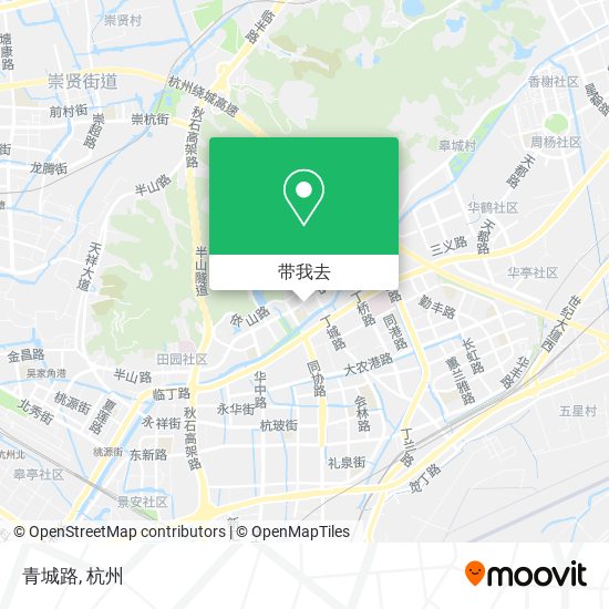 青城路地图