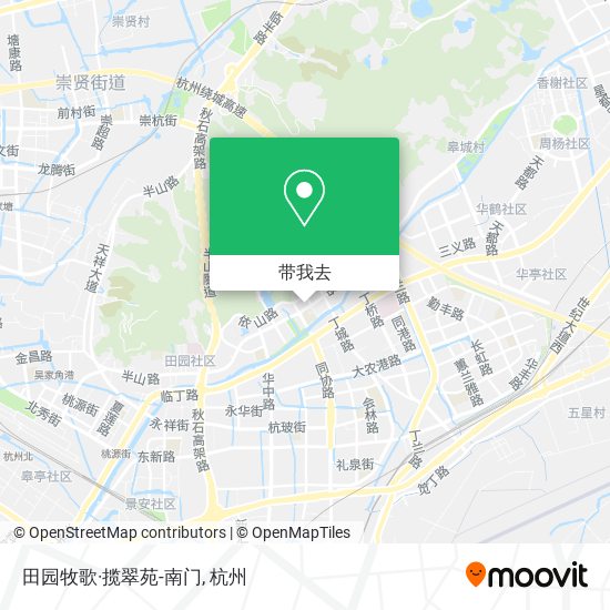 田园牧歌·揽翠苑-南门地图