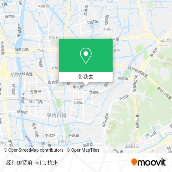 经纬御贤府-南门地图
