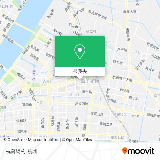 杭萧钢构地图