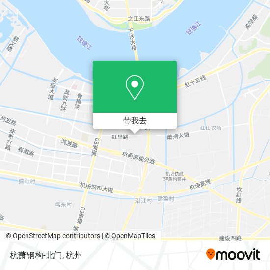 杭萧钢构-北门地图