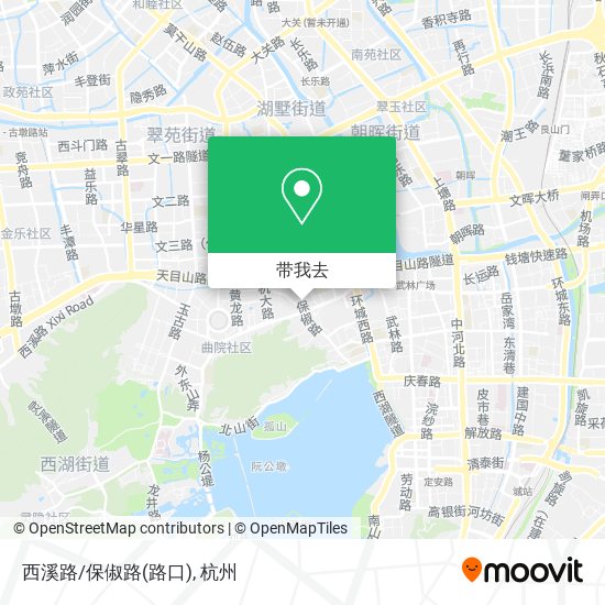 西溪路/保俶路(路口)地图