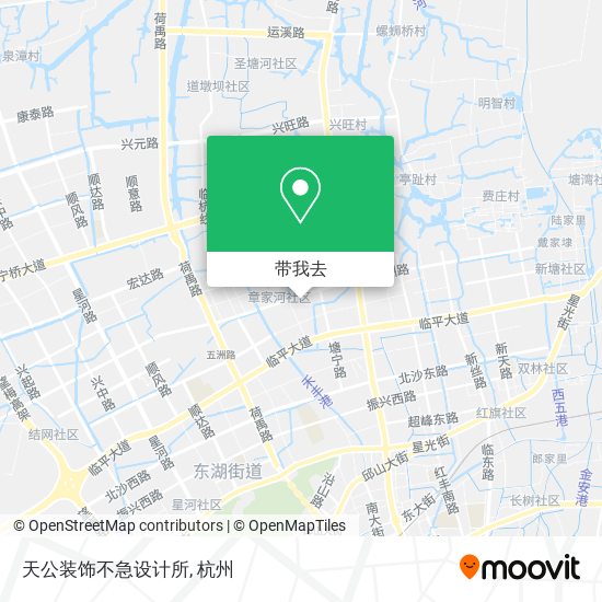 天公装饰不急设计所地图