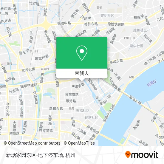 新塘家园东区-地下停车场地图