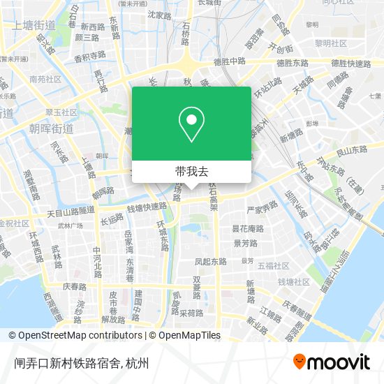 闸弄口新村铁路宿舍地图