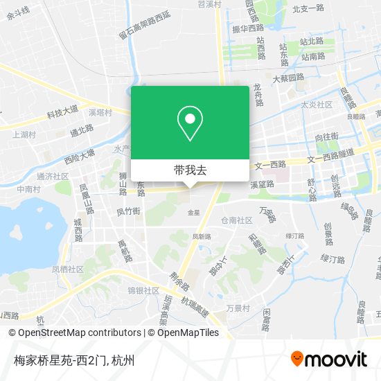 梅家桥星苑-西2门地图