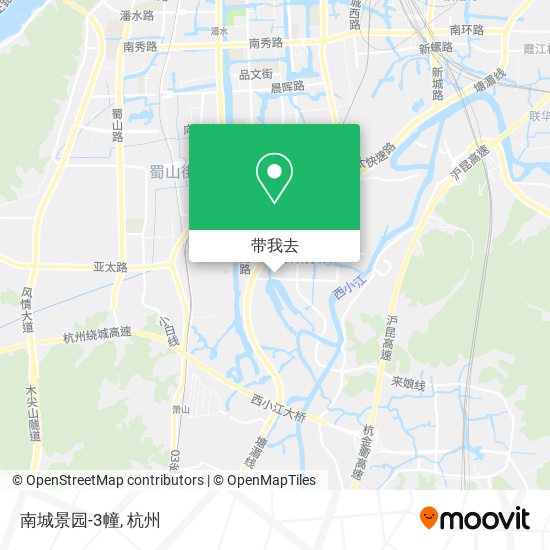 南城景园-3幢地图