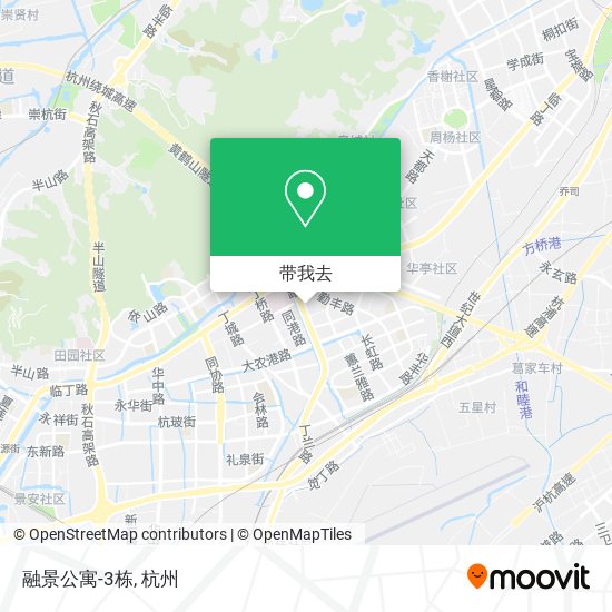 融景公寓-3栋地图