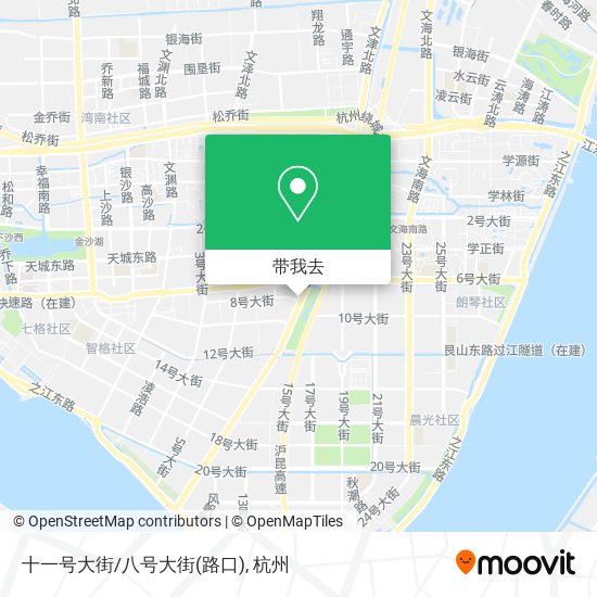 十一号大街/八号大街(路口)地图