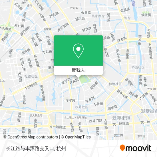 长江路与丰潭路交叉口地图