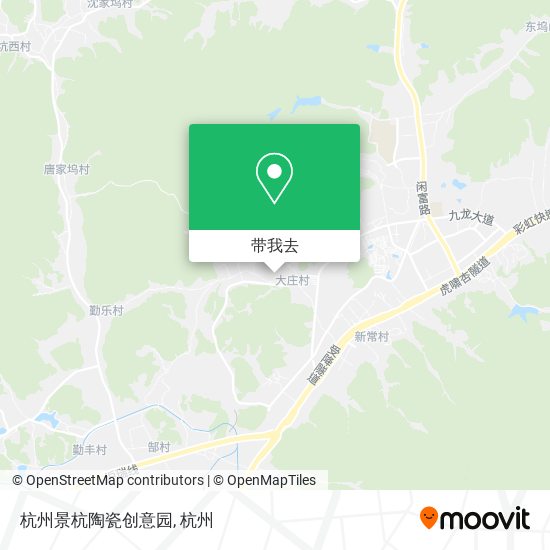 杭州景杭陶瓷创意园地图