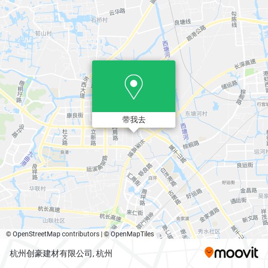 杭州创豪建材有限公司地图