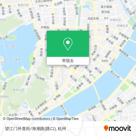 望江门外直街/海潮路(路口)地图