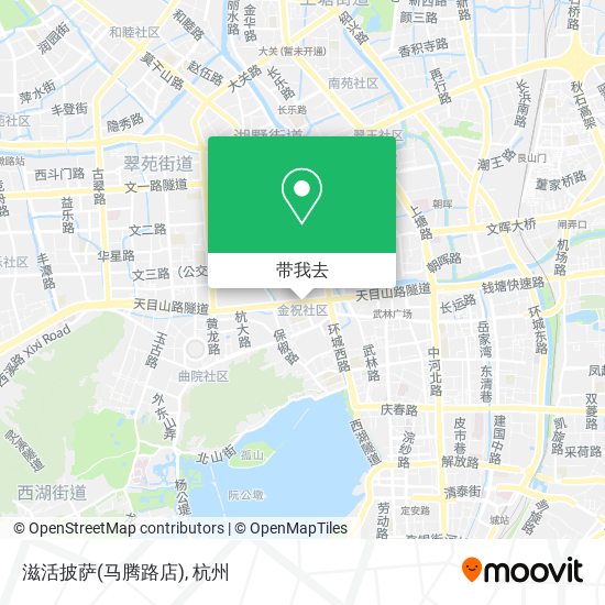 滋活披萨(马腾路店)地图