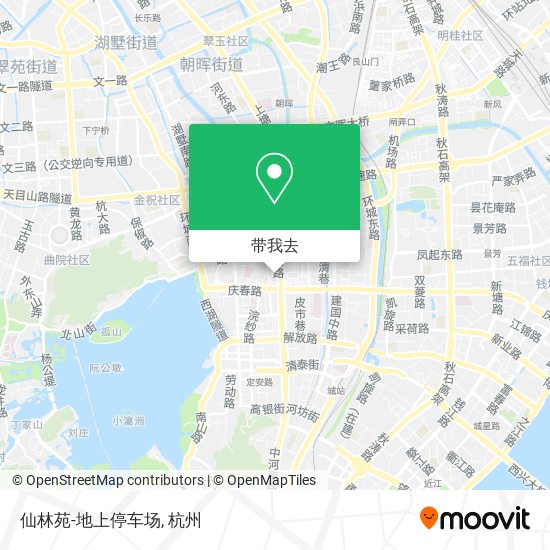 仙林苑-地上停车场地图