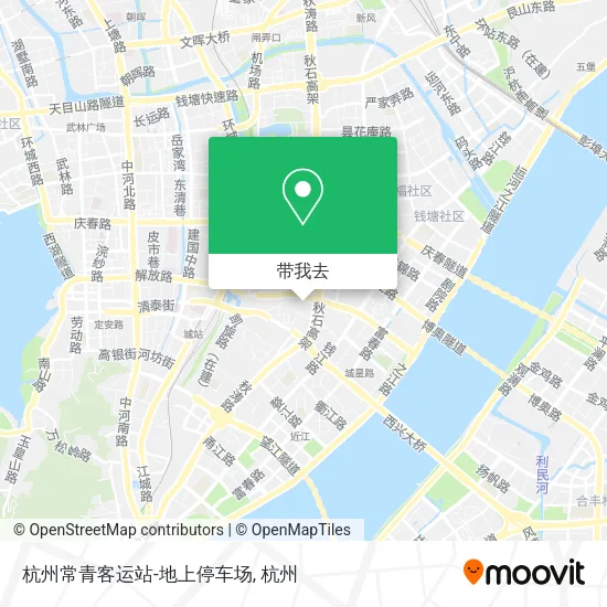 杭州常青客运站-地上停车场地图