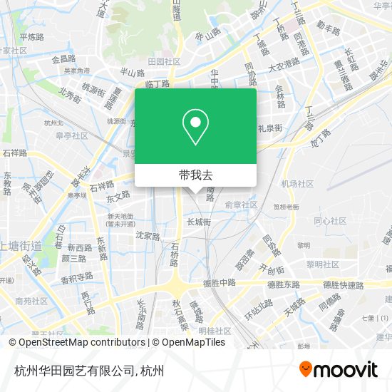 杭州华田园艺有限公司地图
