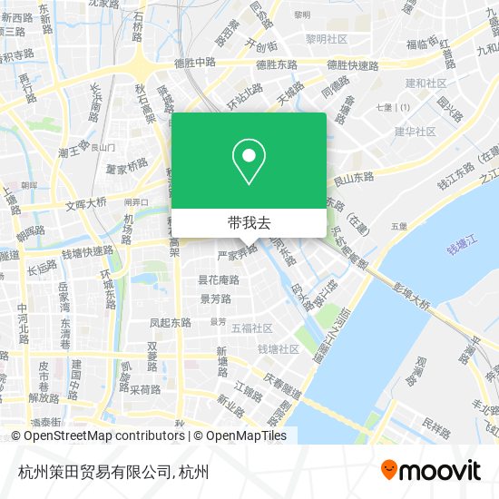 杭州策田贸易有限公司地图