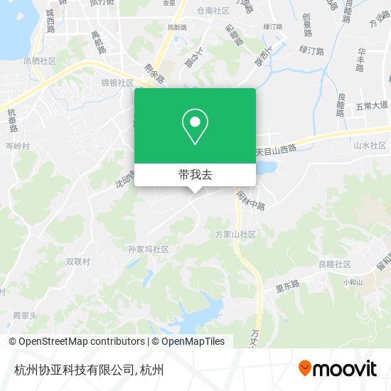 杭州协亚科技有限公司地图