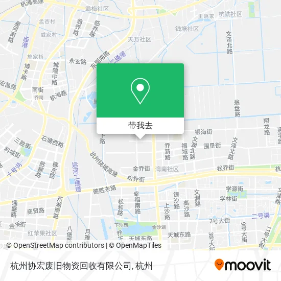 杭州协宏废旧物资回收有限公司地图