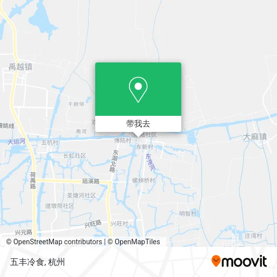 五丰冷食地图