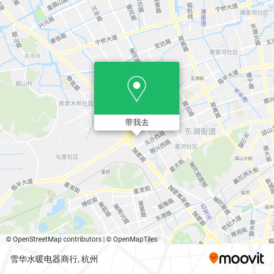 雪华水暖电器商行地图