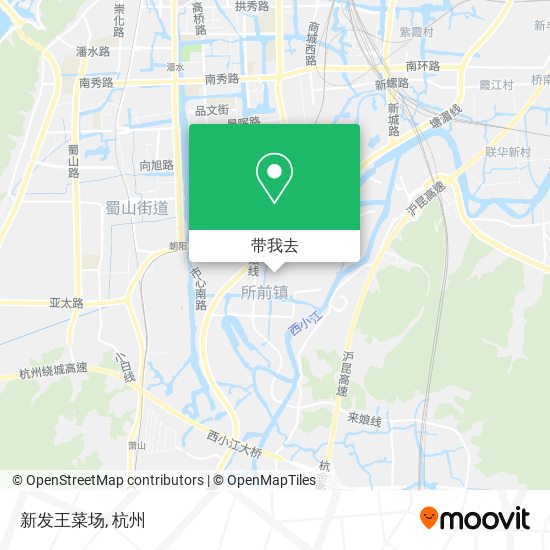 新发王菜场地图